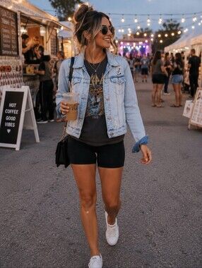 Mudd Light Wash Distressed Denim Jacket